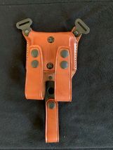 Fits CZ P-09 4.5”BBL Leather Vertical Shoulder Holster Double Magazine #1502# RH image 9