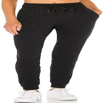 NEW Black Women&#39;s Sweatpants with Zipper Pockets Casual Sport Joggers Pants XL - £18.48 GBP