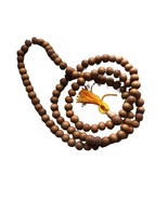 Sandalwood Japa Mala Beads 108 Beads in 7mm Prayer Mala. - £15.58 GBP