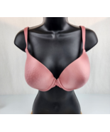 Victoria&#39;s Secret Full Coverage Bra Shiny Satin Lightly Molded Cups 36DD - $279.69 MXN