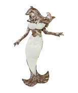 Gallarie II Tin and Seashell Mermaid Christmas Ornament 71168 - £8.10 GBP