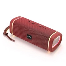 Maxpower Red Portable Water Resistant Bluetooth Speaker with Charging Cable - £50.55 GBP