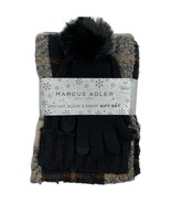 Beanie Gloves Scarf Set – Marcus Adler 3PC Gift – Warm Cozy Winter Set -... - £14.15 GBP