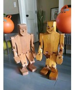Pair  2x VTG Don Ellefson Limberjack Jointed Poseable Wooden  Robot Man ... - $5,258.19 MXN
