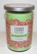 Fabulous Yankee Candle Home Classics SUN-KISSED Leaves 22 Oz Candle - £24.37 GBP