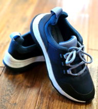 Clarks Collection Water Resistant Walking Shoes Jaunt Lace Black Size 7 ... - $38.60