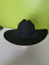 Black Texas Hat Cowboy Western Mens XL Made In USA - $98.48