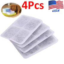 4Pcs Activated Carbon Filter Replace For Pet Dog Cat Kitty Water Fountain Usa - £10.38 GBP