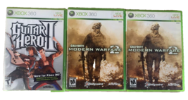 XBOX 360 Case and Manual Lot: Call of Duty, Guitar Hero II: NO GAMES - $5.93