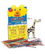 WIKKI STIX Animal Activity Pak - Features 12 Zoo Animals with Hands-on A... - $14.15