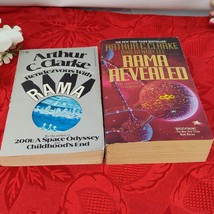 2X Arthur C. Clarke VTG PB SF Rendezvous W/ Rama N Rama Revealed - $9.98