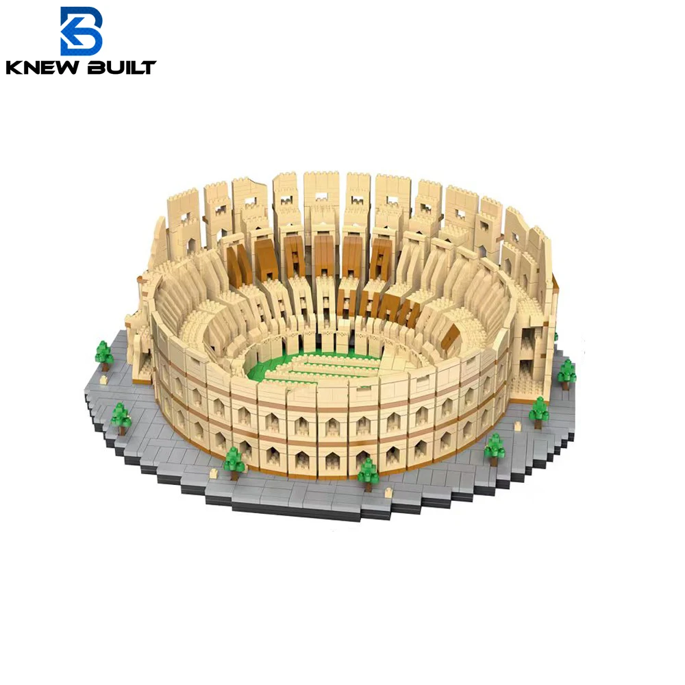 Euro constrution roma colosseum micro mini building blocks for adult child toys set arc thumb200