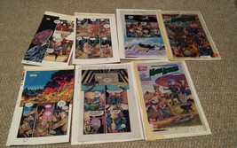 Rare Lot of 7 Pages Mars Attacks Topps Printers Proof Comic 1994 Giffen ... - $599.99