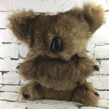 Vintage Koala Bear 14&quot; Plush Fur Stuffed Australian Animal Collectible Decor - £5.83 GBP