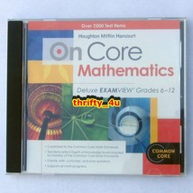 Hmh / On Core Mathematics Deluxe Examview, Grades 6-12, CD-ROM, Pc Mac, Vg Cond - £7.72 GBP