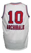 Nate Archibald #10 Cincinnati Kings Basketball Jersey New Sewn White Any Size image 2