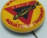 Vintage YMCA International Aquatic Program Pinback Button 3/4&quot; Minnow Club - £3.52 GBP