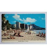 1980 WAIKIKI BEACH HAWAII USA POSTCARD VINTAGE RETRO STAMPED AND DATED L... - $10.95 CAD