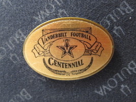 vintage oval Lapel Pin: Vanderbilt Football Centennial - Simco UAW District 65 - £7.21 GBP