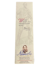 Abraham Lincoln Bookmark Lot Quote From House Divided Speech of 1858 - £10.61 GBP