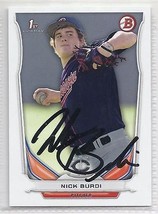 Nick Burdi Signed Autographed Card 2014 Bowman Draft picks and prospects - £7.53 GBP