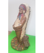 Tom Clark Hand signed Figurine Indian Chief HOLLOW HORN BEAR #40 Sioux N... - €65,13 EUR