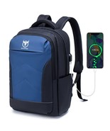 BULLCAPTAIN 15.6 inch Laptop Backpack Waterproof Travel Rucksack with US... - $59.98
