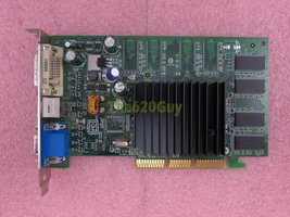 Dell G0001 Nvidia Ge Force Fx 5200 128MB Ddr VGA/DVI/TV Out Agp 8x Video Card Gpu - £78.32 GBP