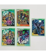 Vintage 1991 Impel Marvel Universe Cards Rookies Lot of 5 X-Force Rage D... - £5.11 GBP