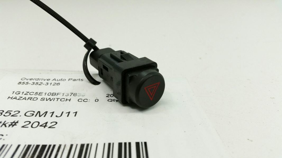 2011 Chevy Malibu Hazard Switch 4 Way Flasher Button - $19.79
