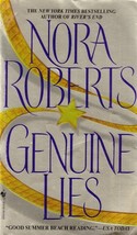 Genuine Lies by Nora Roberts / 1999 Contemporary Romance Paperback - £0.87 GBP