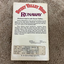 Sweet Valley High Runaway Teen Romance Paperback Book by Francine Pascal 1988 - £9.70 GBP