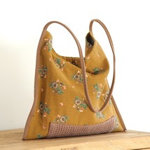 Otton boho chic floral hobo bag natural linen bohemian hippie gypsy daily over shoulder thumb200