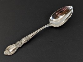1847 Rogers Bros HERITAGE Serving Spoon 8-1/2&quot; Silverplate 1953 - £11.64 GBP