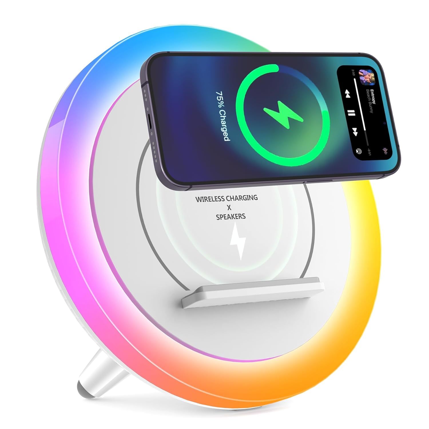 Wireless Charging Bluetooth Speake,Kids Bluetooth Speaker Best Birthday Gift Ide