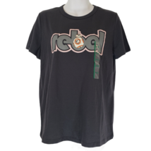 Womens Black Star Wars Galaxys Edge Rebel Short Sleeve Graphic T Shirt T... - $14.88