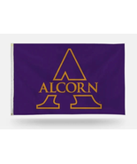 Alcorn State Braves Purple Background Team Logo Flag 3x5 FT  - $34.19 CAD