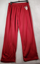 Indiana University Joggers Pants Mens Large Red Pockets Logo Maroon - £12.18 GBP