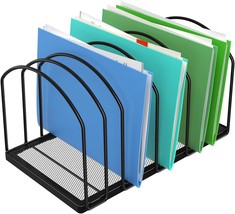 Simple Trending 9 Section Metal File Sorter Organizer For Desk Home, Black - $592.38 MXN