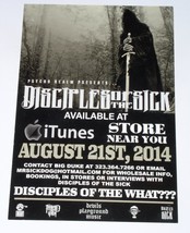 Disciples Of The Sick Psycho Realm Promo Album Card Vintage 2014 - £15.66 GBP