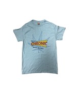  Chronic America’s Smoke T-Shirt  Vintage Stoner Tee  Light Blue Gildan - $68.39 CAD