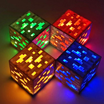 Minecraft Rechargeable Miner&#39;s Lamp Night Light Toys - $15.00
