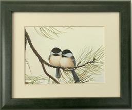 Audubon Chickadee Wildlife Bird Framed Print 8X10 Wall Art Decor - £25.97 GBP