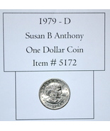 1979 D Susan B Anthony Dollar, # 5172, rare coins, silver coins, vintage... - $15.20