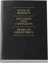 LDS Triple Combination - Book of Mormon, Doctrine and Covenants, Pearl of Great  - £23.52 GBP