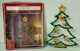 *B) Holiday Time Lighted Tree 43 Mini Bulb 18&quot; Christmas Decoration - $22.24 CAD