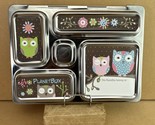 PlanetBox Rover Stainless Steel 5 Slot Lunch Box w/Owl Magnets - £29.22 GBP