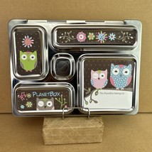 PlanetBox Rover Stainless Steel 5 Slot Lunch Box w/Owl Magnets - £28.92 GBP