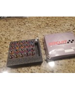 Circuit Neo-Chrome Rainbow Black Bulge Acorn Hex Lug Nut 1/2-20 Fits Jee... - $23.76