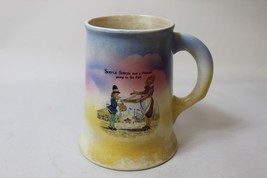 Vtg Mug Stein Cup saying &quot;Simple Simon met a Pieman going to the Fair&quot; Colorful - £21.64 GBP
